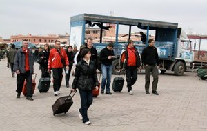 Découverte avec la Place Jemaa-el-Fna.