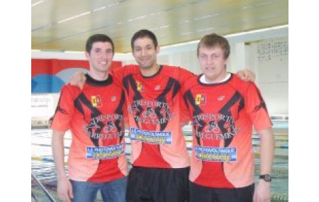 Podium du TRISPORT au 1er AQUATHLON de Dudweiler