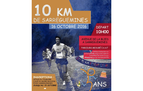10Km de SARREGUEMINES